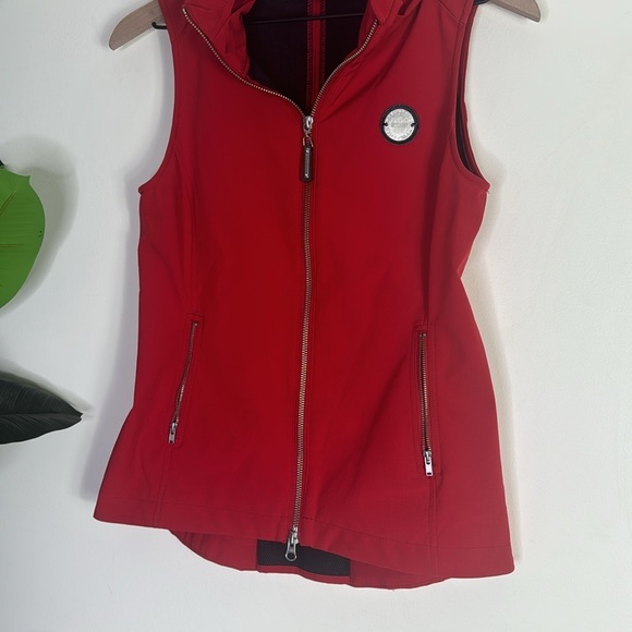 Noel Asmar Equestrian Tofino Soft Shell Vest in‎ Red Size small - Picture 4 of 10